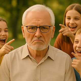Grandkids making fun of you