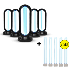 5x HaloUV + 5x FREE Replaceable UV Bulb