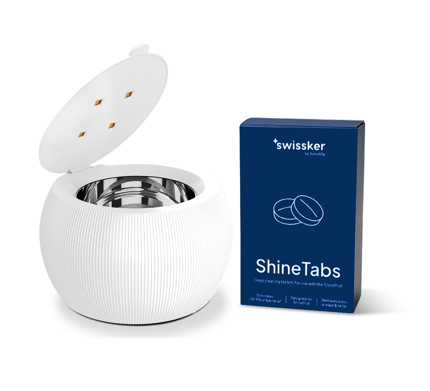 LuminiSmooth IPL hair removal device and LuminiSmooth red light therapy lenses for face and body care.