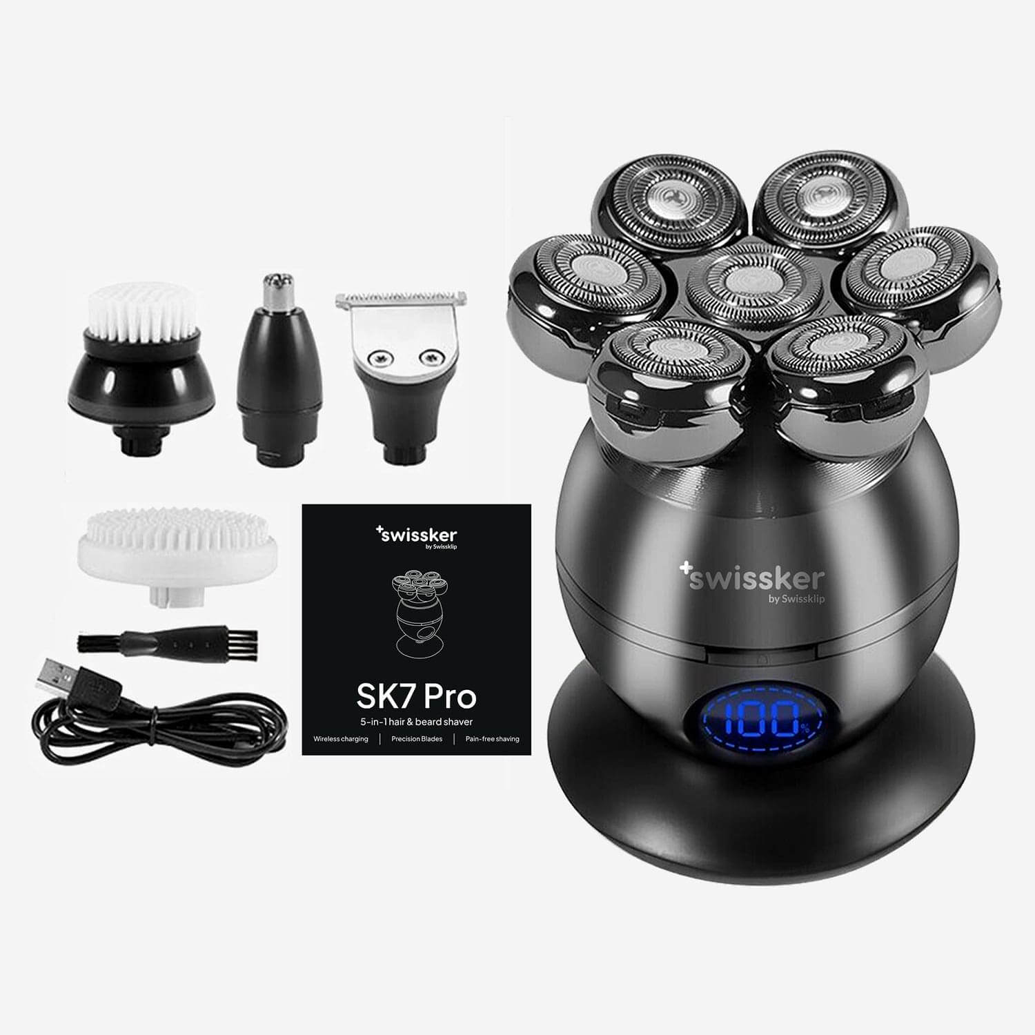 SK7 Pro – 5-in-1 Hair & Beard Shaver - Image 2