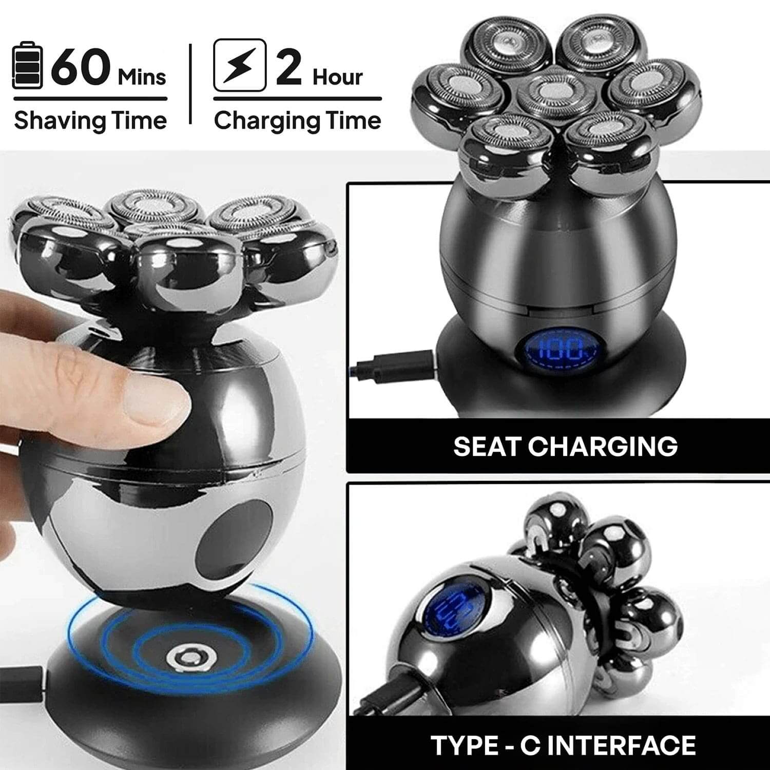 SK7 Pro – 5-in-1 Hair & Beard Shaver - Image 3