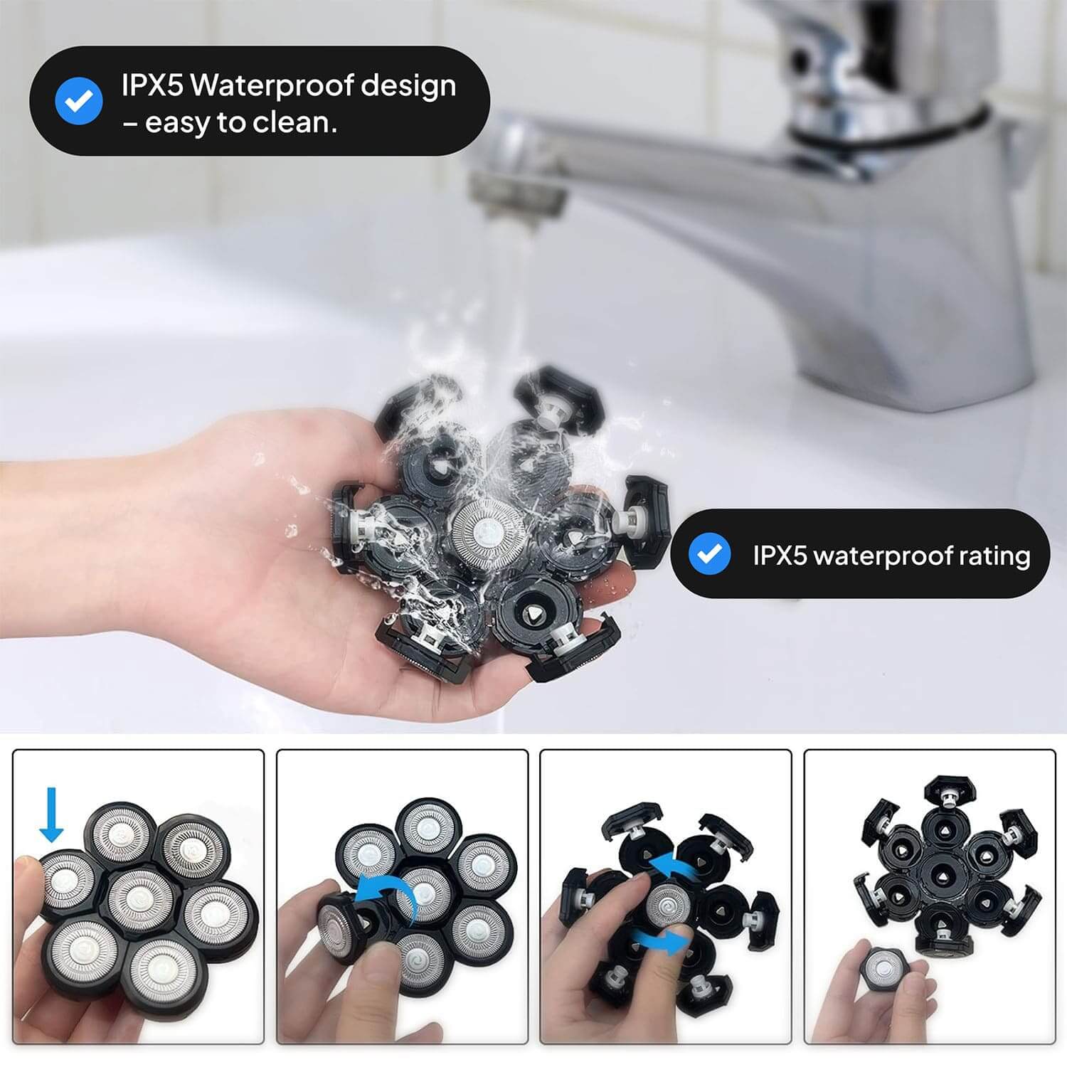 SK7 Pro – 5-in-1 Hair & Beard Shaver - Image 6